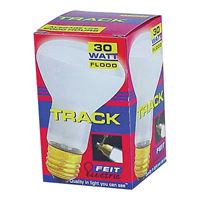 Feit Electric 30R20/RP Incandescent Bulb, 30 W, R20 Lamp, Medium E26 Lamp Base, 2700 K Color Temp, 2000 hr Average Life, Pack of 6 