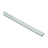 Stanley Hardware 4200BC Series N247-015 Flat Bar, 1/2 in W, 72 in L, 1/8 in Thick, Aluminum, Mill 