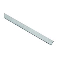 Stanley Hardware 4202BC Series N247-247 Flat Bar, 1 in W, 72 in L, 1/4 in Thick, Aluminum, Mill 
