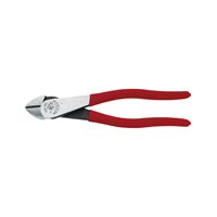 Klein Tools D228-8 Diagonal Cutting Plier, 8-1/16 in OAL, 1-3/16 in Cutting Capacity, Red Handle, Pistol-Grip Handle 