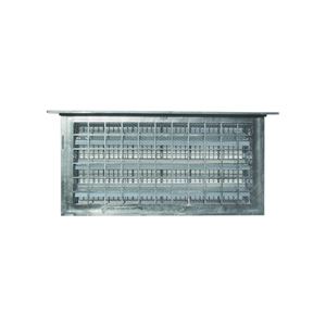 Witten Vent 304LGR Automatic Foundation Vent, 62 sq-in Net Free Ventilating Area, Mesh Grill, Thermoplastic, Gray