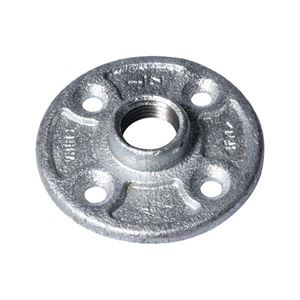 ProSource 27-1/2G Floor Flange, 1/2 in, 3 in Dia Flange, FIP, 4-Bolt Hole, 0.28 in, 7 mm in (mm) Dia Bolt Hole
