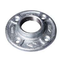 Worldwide Sourcing 27-11/2G Floor Flange, 1-1/2 in, 4.6 in Dia Flange, FIP, 4-Bolt Hole, 0.89 in L Through Bore 