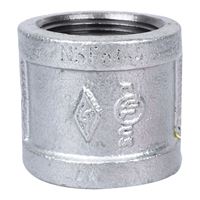 ProSource 21-1 1/4G Pipe Coupling, 1-1/4 in, Threaded, Malleable Steel, SCH 40 Schedule, 300 psi Pressure 