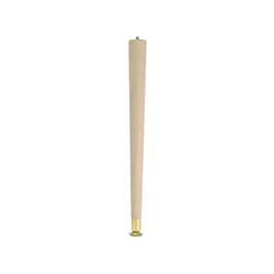 Waddell 2512 Table Leg, 11-1/2 in H, Hardwood, Smooth Sanded 