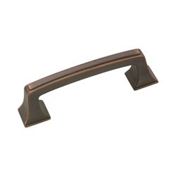 Amerock BP53030ORB Cabinet Pull, 3-3/4 in L Handle, 1-1/8 in H Handle, 1-1/16 in Projection, Zinc, Oil-Rubbed Bronze 