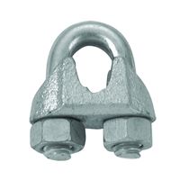 BARON 260-1 Wire Rope Clip, Malleable Iron, Galvanized, Pack of 5 