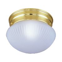 Boston Harbor Single Light Round Ceiling Fixture, 120 V, 60 W, 1-Lamp, A19 or CFL Lamp 