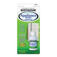 Rust-Oleum 203000 Appliance Touch Up Paint, Solvent-Like, White, 0.6 oz, Bottle 