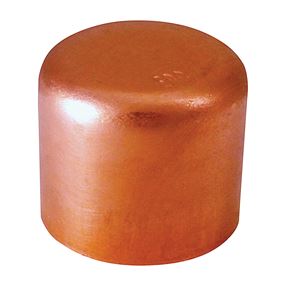 Elkhart Products 30630 Tube Cap, 3/4 in, Sweat, Wrot Copper