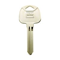 Hy-Ko 11010HY16 Automotive Key Blank, Brass, Nickel, For: Hyundai Vehicle Locks, Pack of 10 