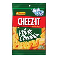 Cheez-It CHEEZITWC6 Baked Snack Crackers, White Cheddar, 3 oz, Bag, Pack of 6 