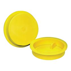 Oatey Knock-Out 39100 Test Cap with Barcode, 1-1/2 in Connection, ABS, White 