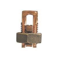nVent ERICO ESB4 Split Bolt Connector, #8 to 4 Wire, Silicone Bronze Alloy, Bronze 