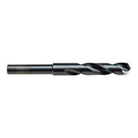 Irwin 91134 Silver and Deming Drill Bit, 17/32 in Dia, 6 in OAL, Spiral Flute, 1/2 in Dia Shank, Flat, Reduced Shank 