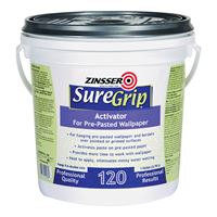 Zinsser 2906 Wallpaper Adhesive Clear, Clear, 1 gal, Container 