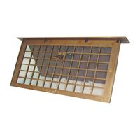 Bestvents PMD-1BROWN Foundation Vent, 72 sq-in Net Free Ventilating Area, Mesh Grill, Polypropylene, Brown 12 Pack 