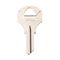 Hy-Ko 11010CO68 Key Blank, Brass, Nickel, For: Corbin Russwin Cabinet, House Locks and Padlocks, Pack of 10 