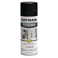 Rust-Oleum 7220830 Textured Rust Spray Paint, Textured, Black, 12 oz, Can 