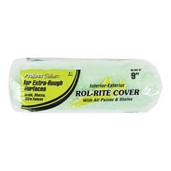 Linzer RR 901 Paint Roller Cover, 1 in Thick Nap, 9 in L, Knit Fabric Cover, Green 