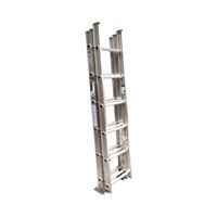 Werner D1216-3 Extension Ladder, 15 ft H Reach, 225 lb, Aluminum 