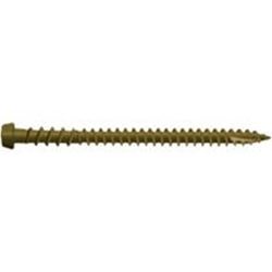 Camo 0349154 Deck Screw, #10 Thread, 2-1/2 in L, Star Drive, Type 99 Double-Slash Point, Carbon Steel, ProTech-Coated 