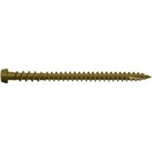 Camo 0349154 Deck Screw, #10 Thread, 2-1/2 in L, Star Drive, Type 99 Double-Slash Point, Carbon Steel, ProTech-Coated