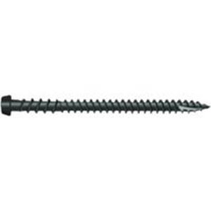 Camo 0349459 Deck Screw, #10 Thread, 2-1/2 in L, Star Drive, Type 99 Double-Slash Point, Carbon Steel, ProTech-Coated, 1750/PK