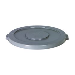 CONTINENTAL COMMERCIAL Huskee 1002GY Receptacle Lid, 10 gal, Plastic, Gray, For: Huskee 1001 Container 