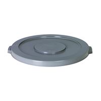 Continental Commercial Huskee 1002GY Receptacle Lid, 10 gal, Plastic, Gray, For: Huskee 1001 Container 
