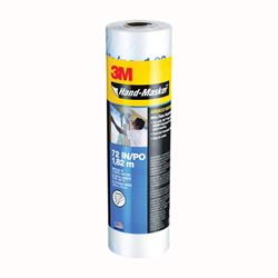 3M AMF72 Masking Film, 90 ft L, 72 in W, Clear 