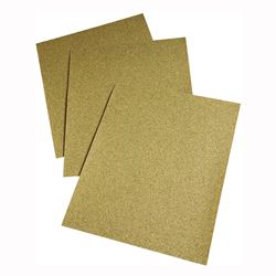 3M 02114 Sandpaper Sheet, 11 in L, 9 in W, Medium, 100 Grit, Aluminum Oxide Abrasive, Paper Backing 