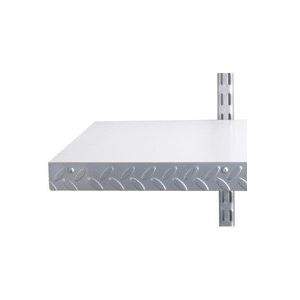 Knape & Vogt 0220-48PM Shelf Edge, Platinum 6 Pack