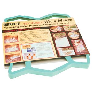 Quikrete Walk Maker Series 692132 Building Form, 2 ft L Block, 2 ft W Block, Plastic, 80 lb, Cobblestone Pattern