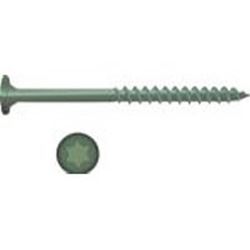 CAMO 0347269 Structural Screw, 8 in L, Flat Head, Star Drive, Sharp Point, Carbon Steel, ProTech-Coated 