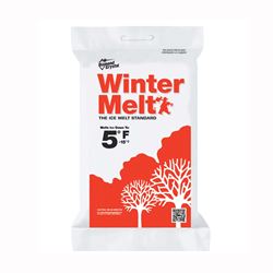 Cargill Diamond Crystal Winter Melt 100012604 Ice Melter Salt, White, 25 lb Bag 