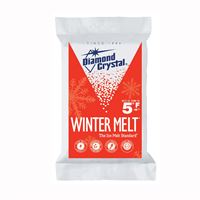 Cargill Diamond Crystal Winter Melt 100012605 Ice Melter Salt, Crystalline Solid, White, 50 lb Bag 