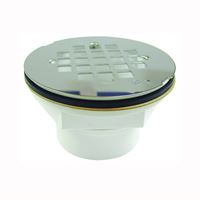 B & K 133-106 Shower Drain, Plastic, For: 2 in DWV or SCH 40 ABS or PVC Pipes 