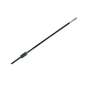CMC TP125PGN055 T-Post, 5-1/2 ft H, Steel, Green/White, Pack of 5