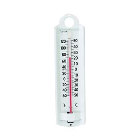 Taylor 5135 Thermometer, Analog, -60 to 120 deg F, Aluminum Casing
