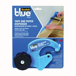 ScotchBlue M1000 Tape and Paper Dispenser, 2 in Max Tape W, Blue 