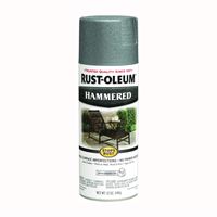 Stops Rust 7214830 Rust Preventative Spray Paint, Hammered, Gray, 12 oz, Can 