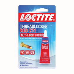 Loctite 209741 Threadlocker, Liquid, Mild, Red, 6 mL Tube 
