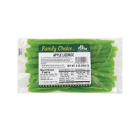 Family Choice 1001 Licorice, Apple Flavor, 6 oz, Pack of 12 