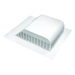 Master Flow SSB960AW Roof Louver, 18 in L, 20-1/2 in W, Aluminum, White 6 Pack 