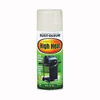 Rust-Oleum 7750830 High Heat Spray Paint, Satin, Almond, 12 oz, Can, Oil 