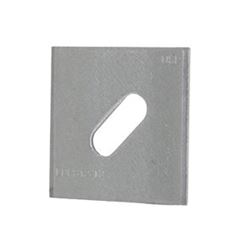 MiTek LBPS58-TZ Slotted Bearing Plate, Steel, Zinc 50 Pack 