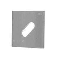 MiTek LBPS58-TZ Slotted Bearing Plate, Steel, Zinc 50 Pack 