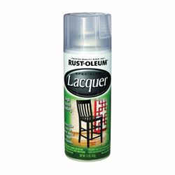 Rust-Oleum SPECIALTY 1906830 Lacquer Spray Paint, Gloss, Liquid, Clear, 11 oz, Aerosol Can 