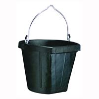 Fortex-Fortiflex B600-18 Bucket, Fortalloy Rubber/HDPE, Black 
